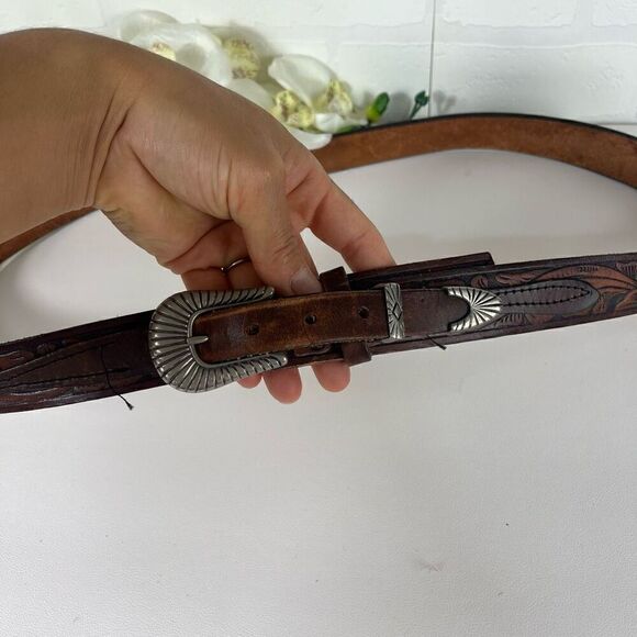 Mens Full grain cowhide leather Belt size 44 - Picture 2 of 13